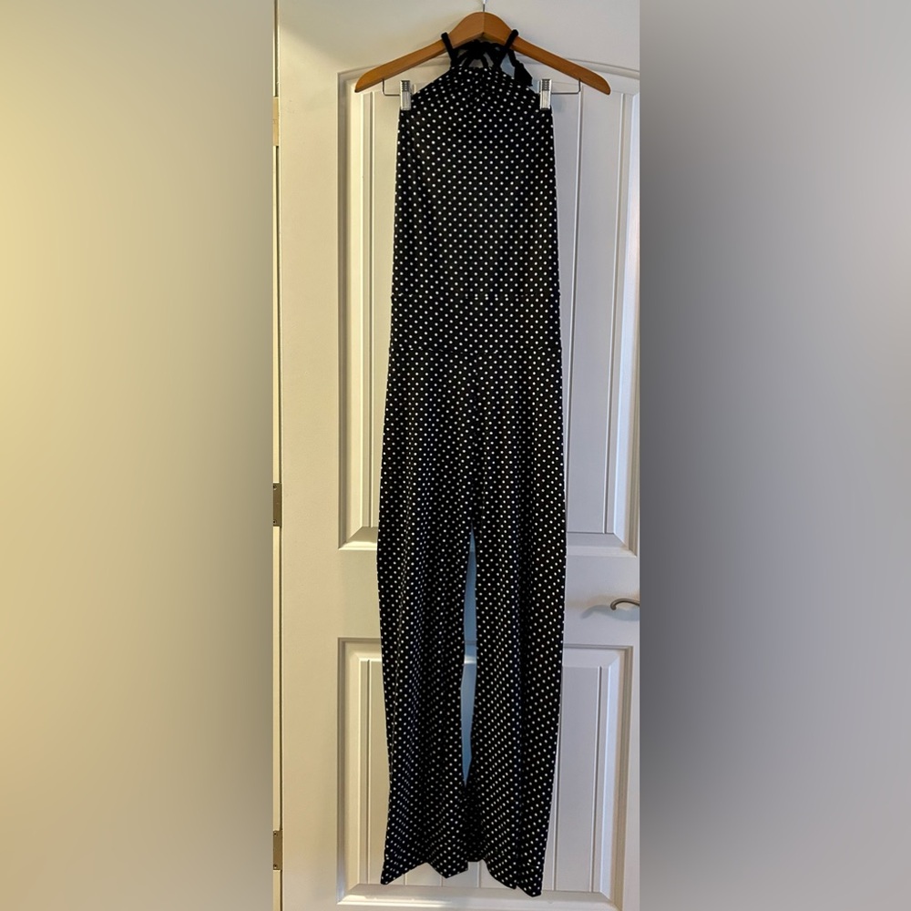 Filthy Mouth Backless Jumpsuit.  Size Small.  NWT.